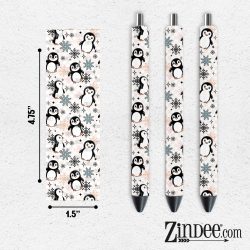 Too Cold Outside Penguins VINYL Pen Wrap