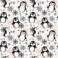 Too Cold Outside Penguins seamless (vinyl)