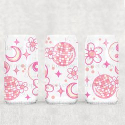 Disco Peace Party UV DTF Can Wrap