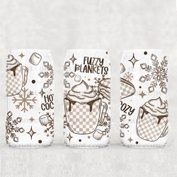 Neutral Cozy Things UV DTF Can Wrap