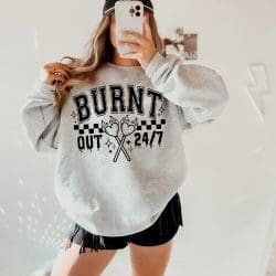 Burnt Out 24/7 DTF Transfer