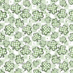 Checker Shamrocks seamless (Sublimation Sheet)