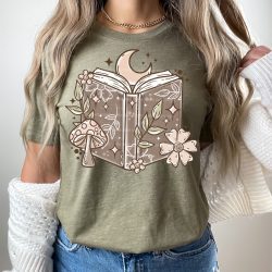 Cottagecore Book DTF Transfer