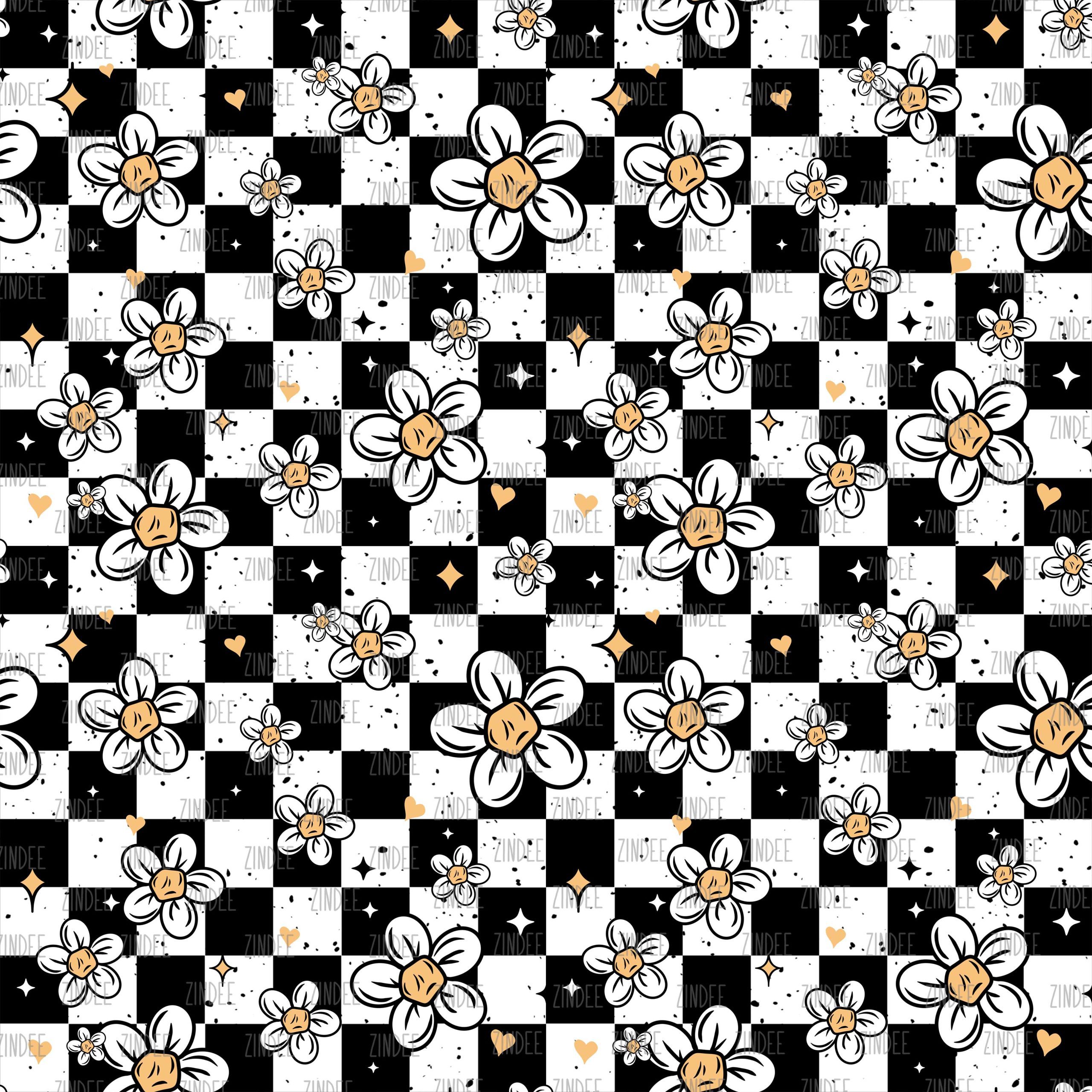 Daisy Checker seamless (vinyl)