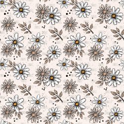 Daisy Dots seamless (vinyl)