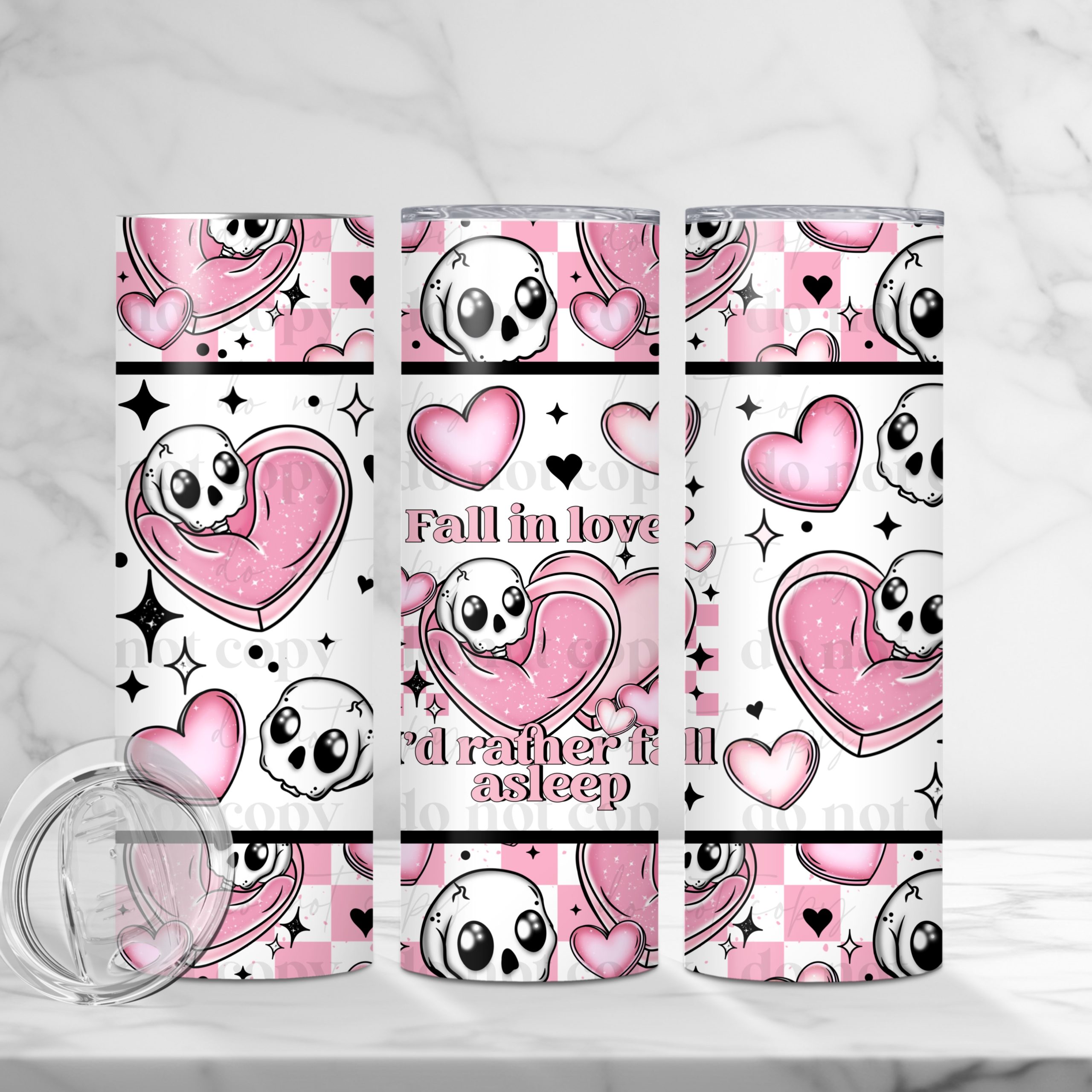 Fall Asleep (Sublimation Wrap) 20 oz Skinny