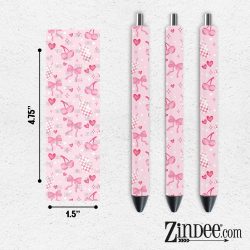 Girly Girl VINYL Pen Wrap