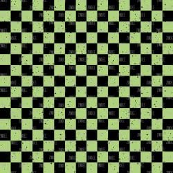Green And Black Checkers seamless (vinyl)