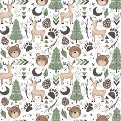 Green Woodland seamless (vinyl)