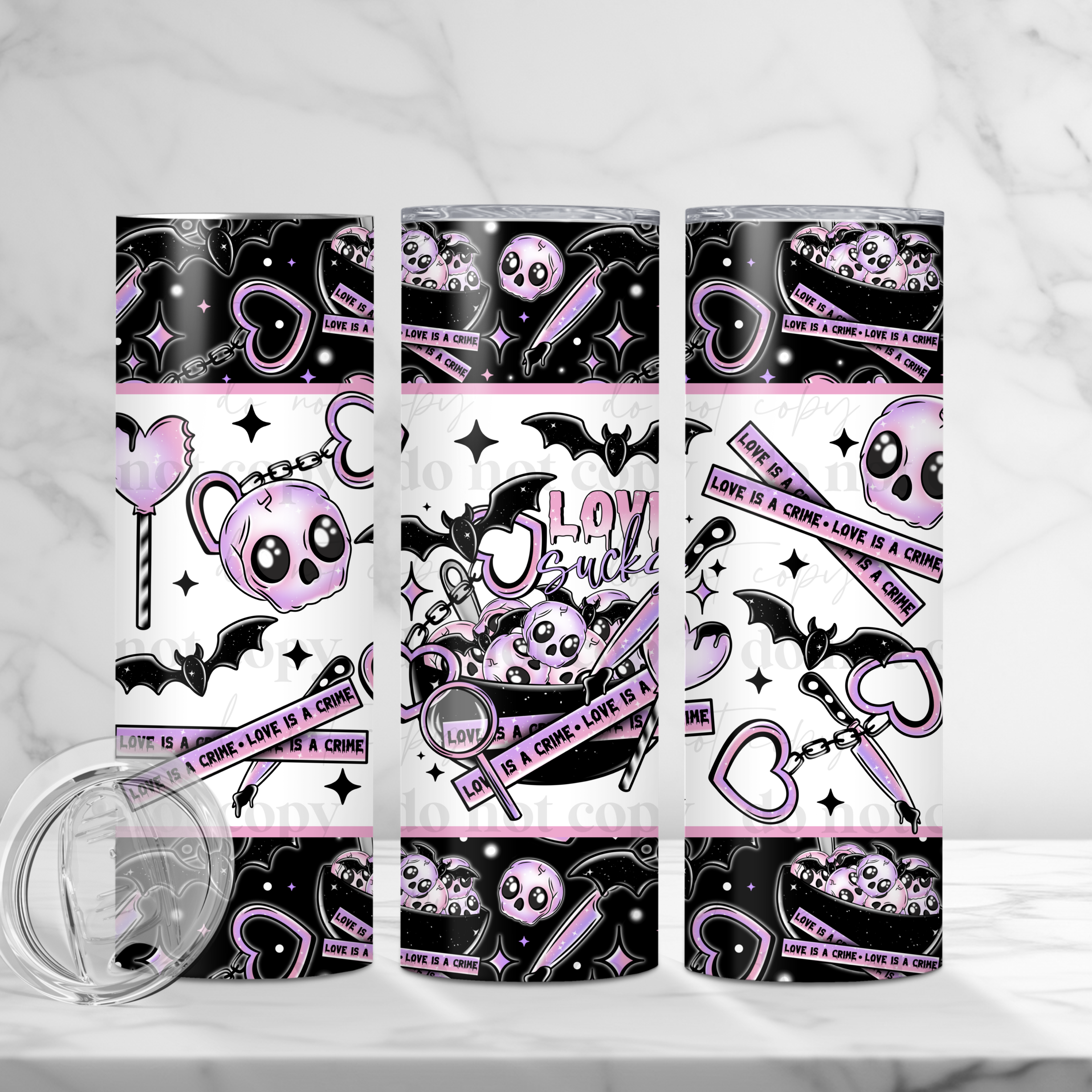 Love Sucks (Sublimation Wrap) 20 oz Skinny