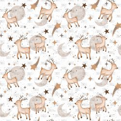 Moon And Reindeer seamless (vinyl)