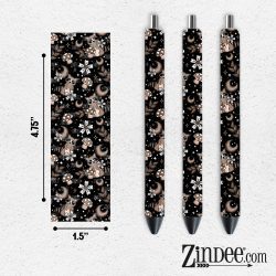 Mushroom Raccoon VINYL Pen Wrap