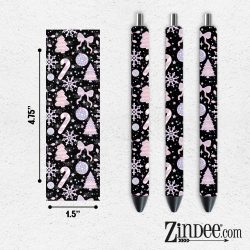 Pastel Winter VINYL Pen Wrap