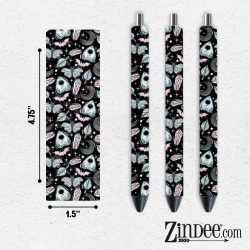 Pastel Witchy Moth VINYL Pen Wrap