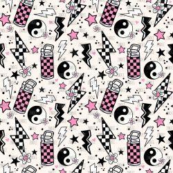 Pink Checker Tumblers seamless (vinyl)