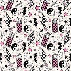 Pink Checker Tumblers seamless (Sublimation Sheet)