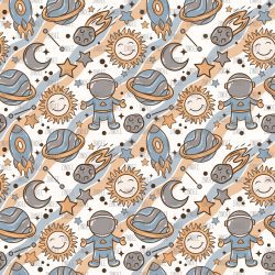 Reach For The Stars Blue seamless (vinyl)