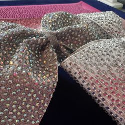 Alternative view of Rhinestone Scatter Cheer Bow (3" x12") Rhinestone Template Download