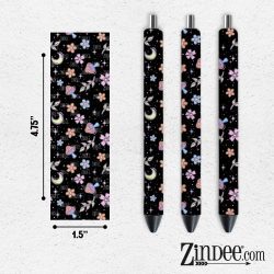 Space Mushrooms VINYL Pen Wrap