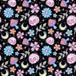 Space Skulls seamless (vinyl)