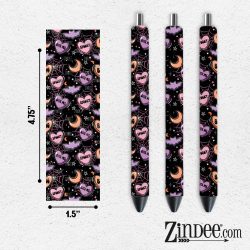 Spooky Valentines Day VINYL Pen Wrap
