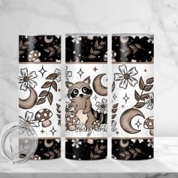 Stay Wild Raccoon (Sublimation Wrap) 20 oz Skinny