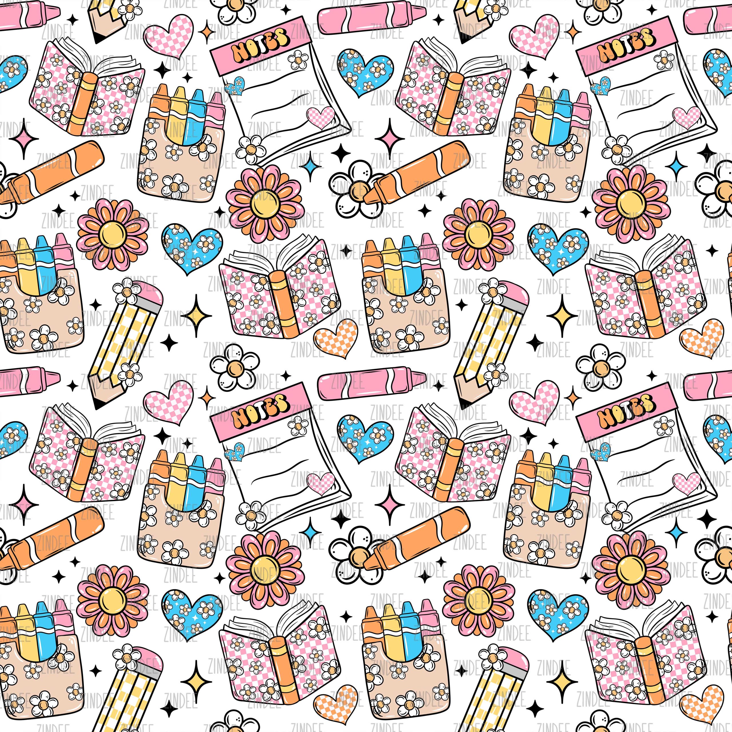 Teaching Collage seamless (Sublimation Sheet)