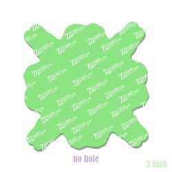 Alternative view of Uterus Snowflake Acrylic Blank- Sticker- UV DTF (2 inch) NO HOLE