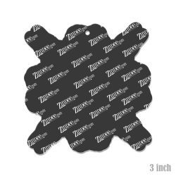 Alternative view of Uterus Snowflake Acrylic Blank- Sticker- UV DTF (3 inch)