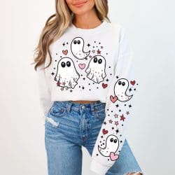 VDay Ghosties DTF Transfer (w/optional sleeve design)