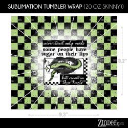 Alternative view of Venom Hearts (Sublimation Wrap) 20 oz Skinny