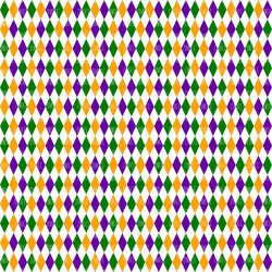 Harlequin Diamond Mardi Gras seamless (vinyl)