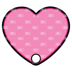 Alternative view of Heart Tumbler Tag (Stanley 40 oz 2.0)