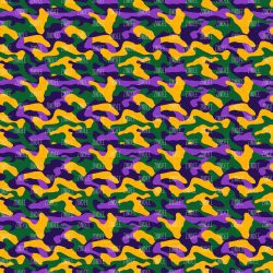 Mardi Gras Camo seamless (vinyl)
