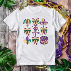 Mardi Gras Collage DTF Transfer
