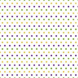 Mardi Gras Dots seamless (vinyl)