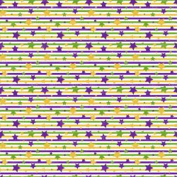 Mardi Gras Stars And Stripes seamless (vinyl)