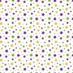 Mardi Gras Stars seamless (vinyl)