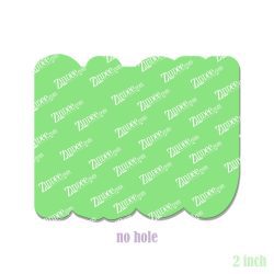Alternative view of PACU Tech Acrylic Blank- Sticker- UV DTF (2 inch) NO HOLE