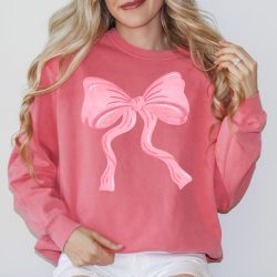 Pink Bow DTF Transfer