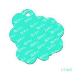 Alternative view of Three Clovers Acrylic Blank- Sticker- UV DTF (1.5 inch)