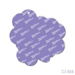 Alternative view of Three Clovers Acrylic Blank- Sticker- UV DTF (2.5 inch)