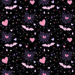 Valentines Bats seamless (vinyl)