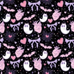 Valentines Spooky Ghost seamless (Sublimation Sheet)