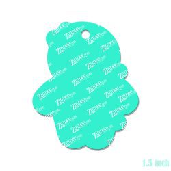 Alternative view of Voodoo Doll (TEAL) Acrylic Blank- Sticker- UV DTF (1.5 inch)