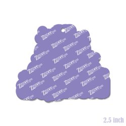 Alternative view of All My Flabbers Acrylic Blank- Sticker- UV DTF (2.5 inch)