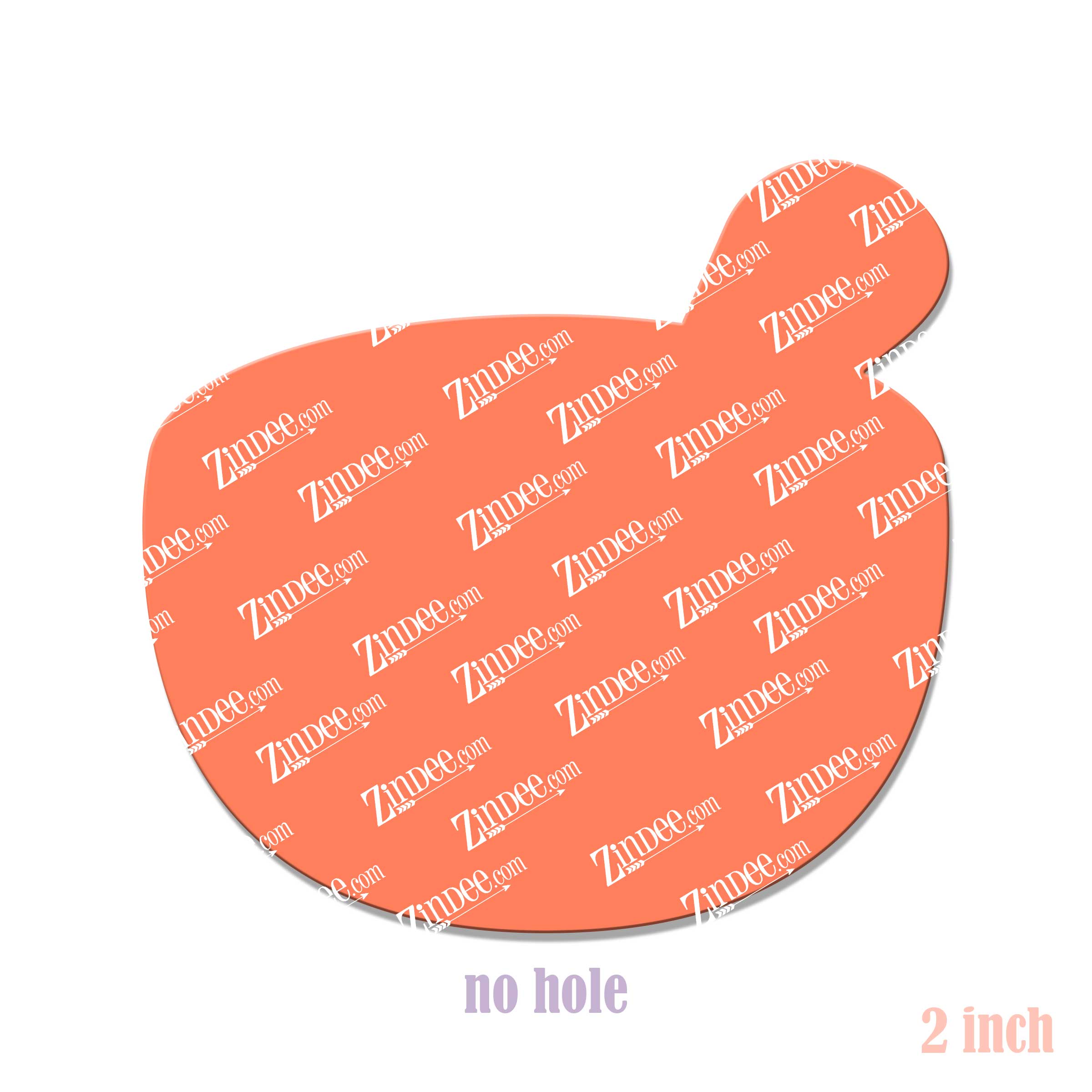 Cereal Bowl 2 inch (lightweight acrylic) NO HOLE