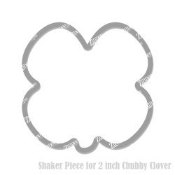 Chubby Clover Shaker Piece (2 inch)