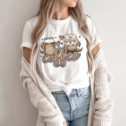 Coffee Iced And Hot DTF Transfer