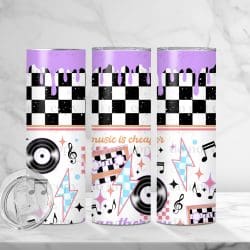 Music Therapy (Sublimation Wrap) 20 oz Skinny